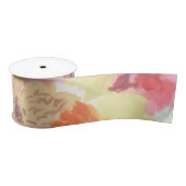 Lebendiges Blumenbouquet Satinband (Spule)