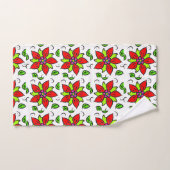 Lebendiges Blumendesign Badhandtuch Set (Handtuch)