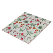Lebendiges Blumenmuster bunte Blumen Fliese (Seite)