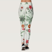 Lebendiges Blumenmuster bunte Blumen Leggings (Rückseite)