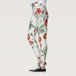 Lebendiges Blumenmuster bunte Blumen Leggings