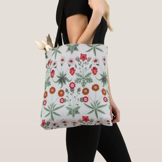 Lebendiges Blumenmuster bunte Blumen Tasche (Von Nahem)
