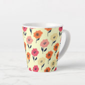 Lebendiges Blumenmuster Milchtasse (Rechte Ecke)