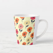 Lebendiges Blumenmuster Milchtasse (Rechts)