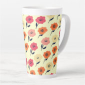 Lebendiges Blumenmuster Milchtasse (Rechte Ecke)