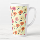 Lebendiges Blumenmuster Milchtasse (Rechts)