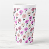 Lebendiges Blumenmuster Milchtasse (Vorderseite)