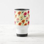 Lebendiges Blumenmuster Reisebecher (Mittel)