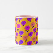 Lebendiges Blumenmuster Tasse (Zentrum)