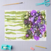 lebendiges Blumenpapier Seidenpapier (Basteln)