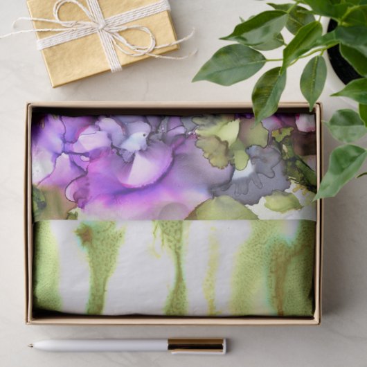 lebendiges Blumenpapier Seidenpapier (Geschenk)