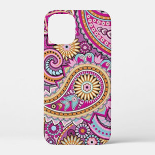 Lebendiges Boho-Paisley-Blumenmuster Farbige Kun Case-Mate iPhone Hülle