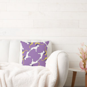 Lebendiges Boxer-Wurfkissen – Florales Muster Kissen