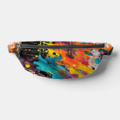 Lebendiges Chaos-Spritz-Graffiti Bauchtasche (Ablage )