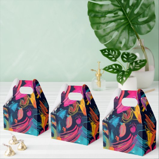 Lebendiges Chaos-Spritz-Graffiti Geschenkschachtel (Zahlreiche)