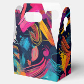 Lebendiges Chaos-Spritz-Graffiti Geschenkschachtel (Geöffnet)