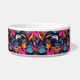 Lebendiges Chaos-Spritz-Graffiti Napf