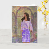 Lebendiges Design von LeeMarie Karte (Gelbe Blume)
