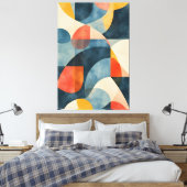 Lebendiges dimensionales Prisma Leinwanddruck (Insitu (Schlafzimmer))