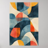 Lebendiges dimensionales Prisma Poster (Vorne)