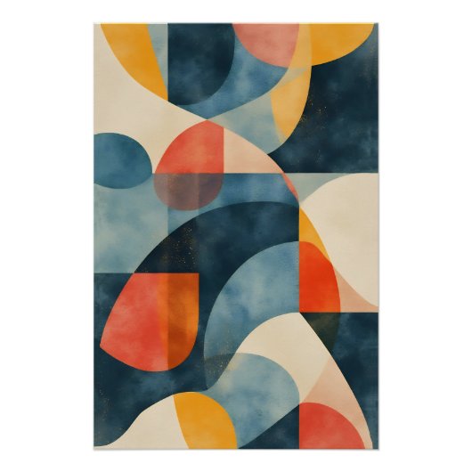 Lebendiges dimensionales Prisma Poster (Vorderseite)