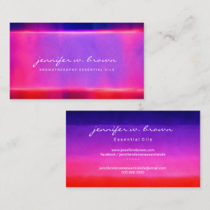 Lebendiges elektrisches Neon-Gradient-Design in Ho Visitenkarte
