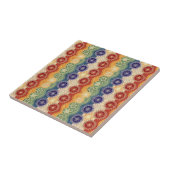Lebendiges Energie-Chakra-Mandala-Designmuster-Kun Fliese (Seite)