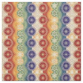 Lebendiges Energie-Chakra-Mandala-Designmuster-Kun Stoff (Muster)