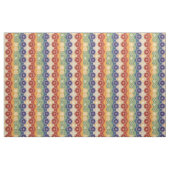 Lebendiges Energie-Chakra-Mandala-Designmuster-Kun Stoff (Fat Quarter (45,7 x 55,9 cm))