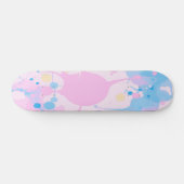 Lebendiges Farb-Spritzer-Tropfen-Pop-Art-Design Skateboard (Horizontal)