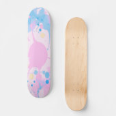 Lebendiges Farb-Spritzer-Tropfen-Pop-Art-Design Skateboard (Vorderseite)