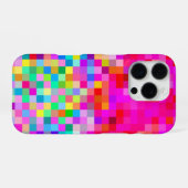 Lebendiges Farbd Design iPhone Hülle (Rückseite (Horizontal))