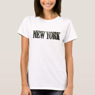 Lebendiges farbenfrohes NEW YORK Shirt-Design T-Shirt