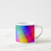 Lebendiges Farbraster Espressotasse (Rechts)