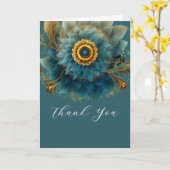 Lebendiges Feld | Mandala Karte (Gelbe Blume)