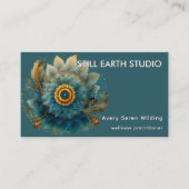 Lebendiges Feld | Mandala Visitenkarte (Vorderseite)