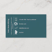 Lebendiges Feld | Mandala Visitenkarte (Rückseite)