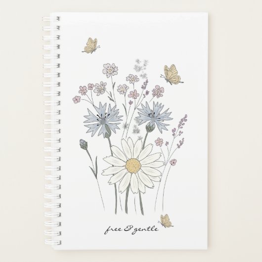Lebendiges Feld mit Wildblumen Planer (Vorderseite)