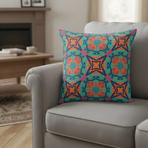 Lebendiges florales Kaleidoskop-Muster