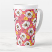 Lebendiges florales Muster Milchtasse (Rechte Ecke)