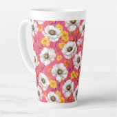Lebendiges florales Muster Milchtasse (Linke Ecke)