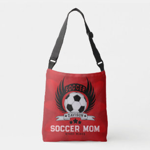 Lebendiges Fußball-Logo Sportige Geburtstagsgesc Tragetaschen Mit Langen Trägern