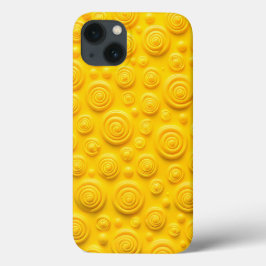 Lebendiges gelbes Spiral-iPhone-Case mit coolen Lo Case-Mate iPhone Hülle