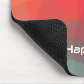 Lebendiges geometrisches abstraktes individuelles mousepad (Ecke)