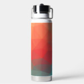 Lebendiges geometrisches abstraktes individuelles  trinkflasche (Hinten)