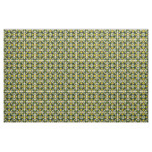 Lebendiges geometrisches Blumendesign Stoff (Yard (91,4 cm))