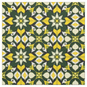 Lebendiges geometrisches Blumendesign Stoff (Muster)