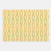 Lebendiges geometrisches Muster mit sechseckigen F Geschenkpapier Set (Vorderseite 3)