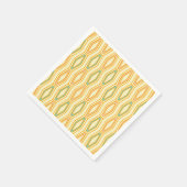Lebendiges geometrisches Muster mit sechseckigen F Serviette (Ecke)