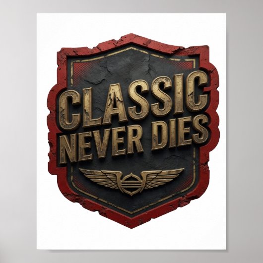 Lebendiges Gold KLASSIKER STIRBT NIE Poster (Vorne)
